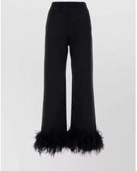 Prada - Wide Trousers - Lyst