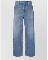 Fendi - Denim Trousers Relaxed Cut Belt Loops - Lyst