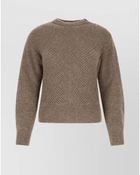 Bottega Veneta - Alpaca Chevron Knit Top - Lyst