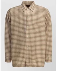 Beams Plus - Checked Button Down Shirt Front Pocket - Lyst