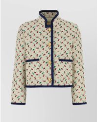 Valentino Garavani - Jacquard Jacket With Button Detailing And Front Pockets - Lyst