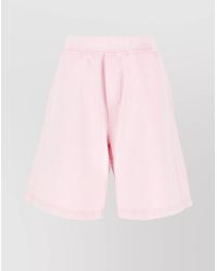 DSquared² - Cotton Logo-Print Knee-Length Bermuda Shorts - Lyst