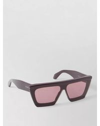 Alaïa - Rectangular Mask Sunglasses Thick Frame Design - Lyst