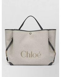Chloé - Clover Large Tote Bag Dual Handles Chain - Lyst