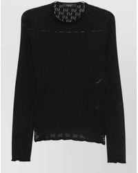 Gucci - Gg Cotton Sweater Long Sleeves Crew Neck - Lyst