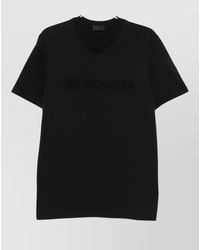 Moncler - Cotton Logo-Print Crew-Neck T-Shirt - Lyst