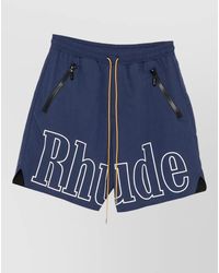 Rhude - Logo Print Swimming Trunks - Lyst