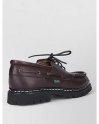 Paraboot - Boat Lace Shoes Eyelet Rubber Sole - Lyst
