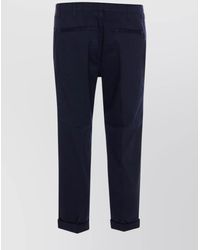 Dondup - Straight Leg Trousers With Back And Side Pockets - Lyst