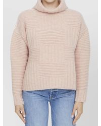 Bottega Veneta - Ribbed Turtleneck Wool Jumper - Lyst