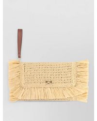 Anya Hindmarch - Raffia Clutch Bag - Lyst
