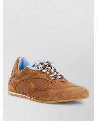 Bottega Veneta - Calf Leather Lace-Up Sneakers - Lyst