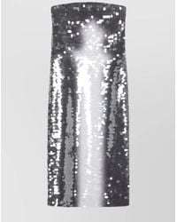 Sportmax - Gradient Sequin Midi Dress - Lyst