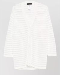 Fabiana Filippi - Longline Sleeveless Striped Silk Nylon Top - Lyst