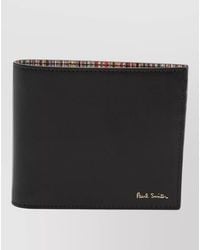 Paul Smith - Leather Bifold Wallet Horizontal Folding Design - Lyst