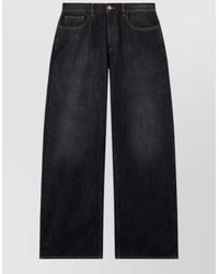 Palm Angels - Loose Straight-Leg Jeans - Lyst
