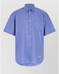 Comme des Garçons - Shirt Logo Embroidery Button Down Collar - Lyst