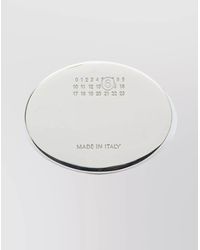 MM6 by Maison Martin Margiela - Contemporary Open Metal Ring Engraved Detail - Lyst
