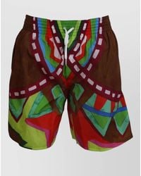 DSquared² - Printed Knee-Length Swim Shorts - Lyst