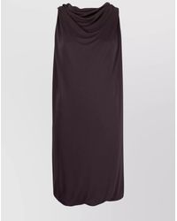 Lanvin - Draped Sleeveless Maxi Dress - Lyst