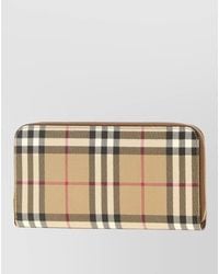 Burberry - Printed Canvas Wallet - Lyst