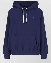 Polo Ralph Lauren - Hoodie Top Drawstring Hood Kangaroo Pocket - Lyst