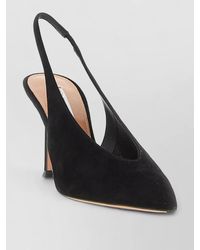 Aquazzura - Leather Slingback Mules - Lyst
