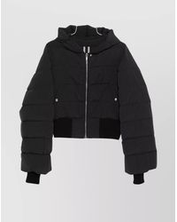Rick Owens - Hooded Quilted Down Jacket And Pockets - Lyst