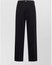 MM6 by Maison Margiela - Cotton Straight-Leg Trousers - Lyst