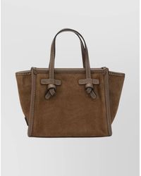 Gianni Chiarini - Suede Cross-Body Bag Adjustable Strap - Lyst