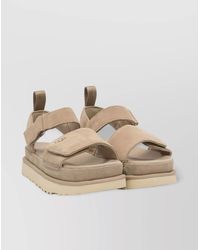 UGG - Toe Open Pull Tab Textured Sole Sandals - Lyst