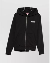 KENZO - Hooded Sweater With Graphic Print And Pockets - Lyst