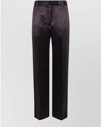 Tom Ford - Silk Satin Wide-Leg Tailored Trousers - Lyst