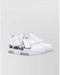Off-White c/o Virgil Abloh - Leather Low-Top Sneakers - Lyst
