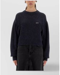 ROTATE BIRGER CHRISTENSEN - Knitwear Crew Neck Dropped Shoulders Long Sleeves - Lyst