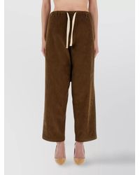 Moschino - Corduroy Pants Cotton Trousers - Lyst