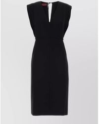 Gucci - Crepe Knee-Length Dress - Lyst