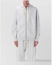 Champion - Full Zip Hoodie Drawstring Hood - Lyst