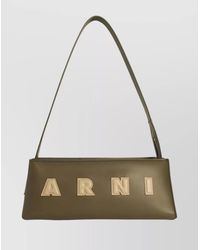 Marni - Museo Baguette Leather Shoulder Bag - Lyst