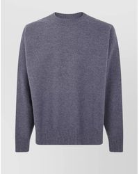 Jil Sander - Wool Crewneck Long Sleeve Jumper - Lyst