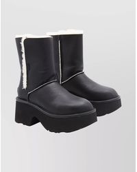 UGG - Stylish Platform Ankle Boots With Round Toe - Lyst