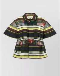 Sacai - Pattern Mix Shirt - Lyst