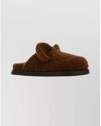 Fendi - Shearling Slippers - Lyst