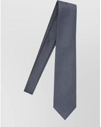 Tom Ford - Geometric Pattern Silk Tie Pointed Tip Adjustable - Lyst