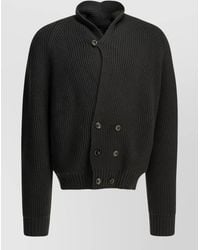 Tom Ford - Double Breasted Cashmere Cardigan High Collar - Lyst