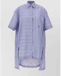 JW Anderson - Oversized High-Low Cotton Shirt Dress - Lyst