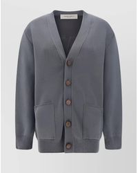 Golden Goose - Ribbed Logo Knit Cardigan - Lyst
