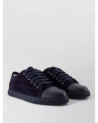 Lanvin - Dbb1 Leather Lace Up Sneakers - Lyst