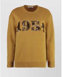Max Mara - Cashmere Wool Sequin-Embroidered Jumper - Lyst