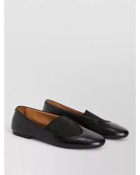 Jil Sander - Leather Ballerina Flats - Lyst